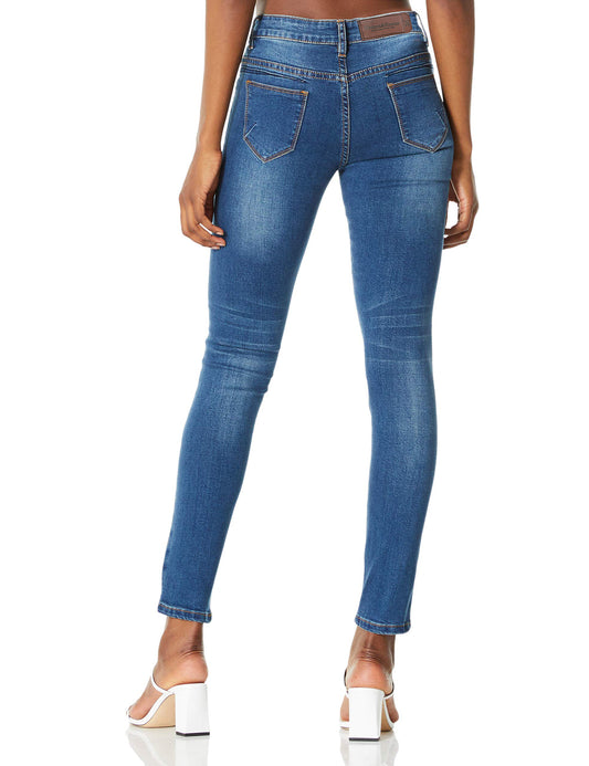 Demon&Hunter 617 Series Junior's High Waist Slim Curve Skinny Jeans