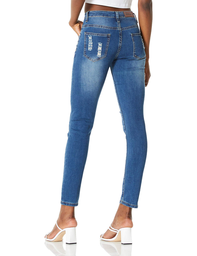 Demon&Hunter 608 Series Women's Skinny Slim Jeans