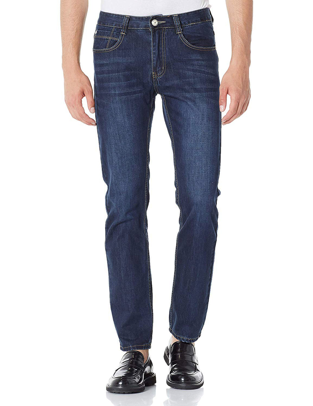 Demon&Hunter 802 Series Men's Straight Leg Regular Fit Jeans UPC：797698831213