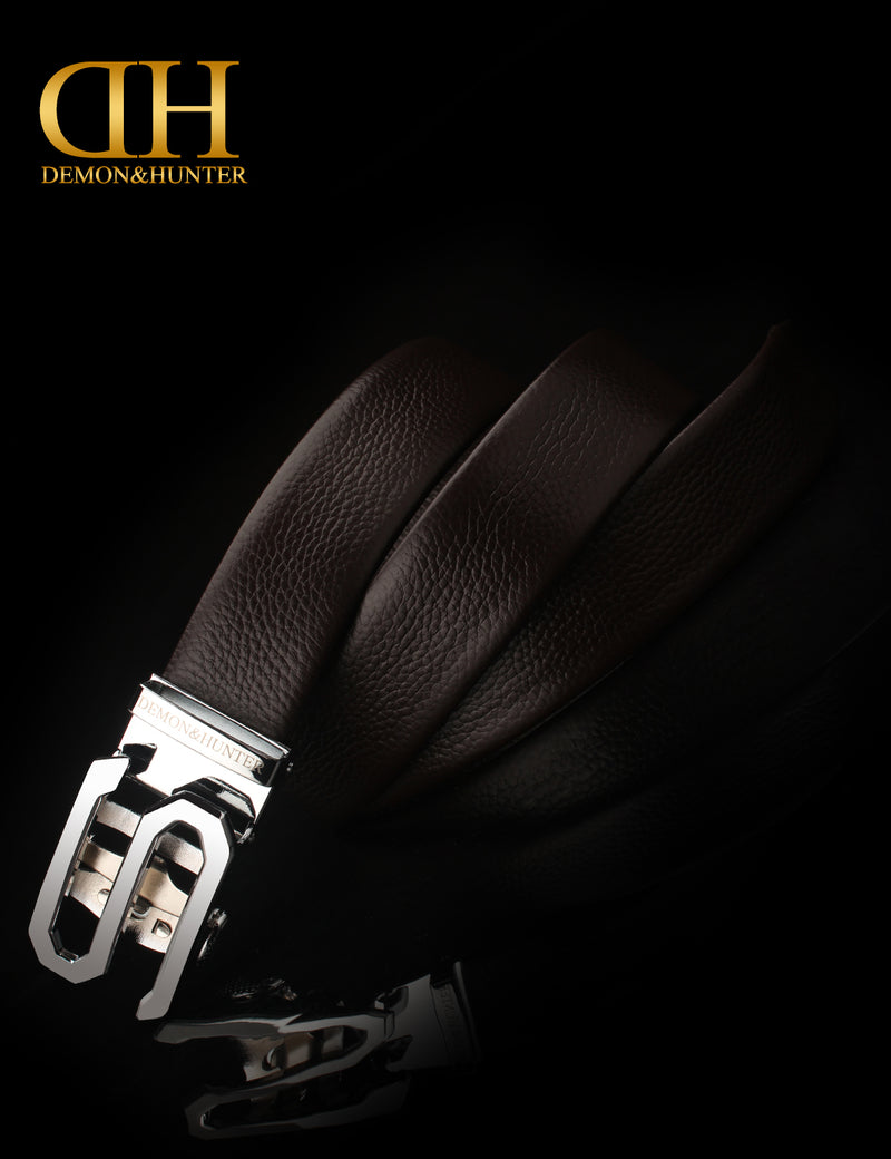 Demon&Hunter Luxury Series Men's Belt Auto Buckle DH-ABL/No.1 UPC:645080843057